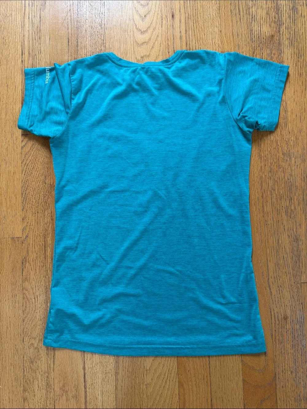 Youth Columbia Teal Short-Sleeve Omni-shade Mountain Graphic Tee
